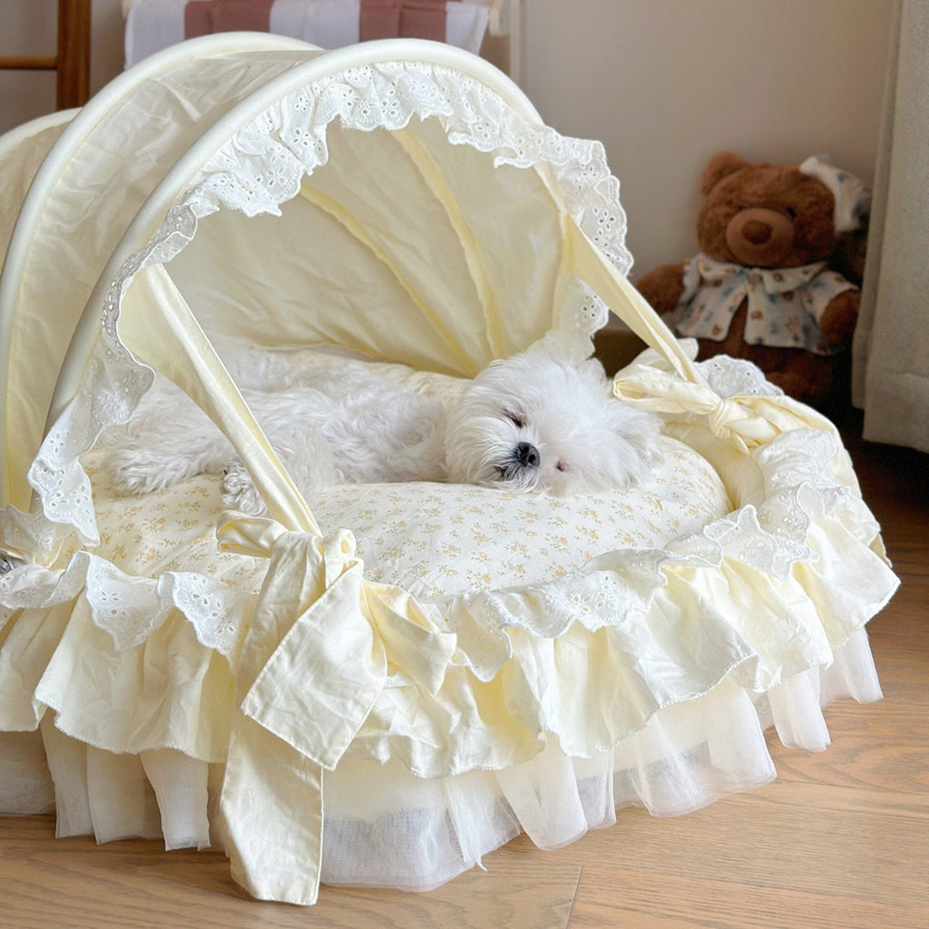 Cute Princess Style Pet Cradle Bed