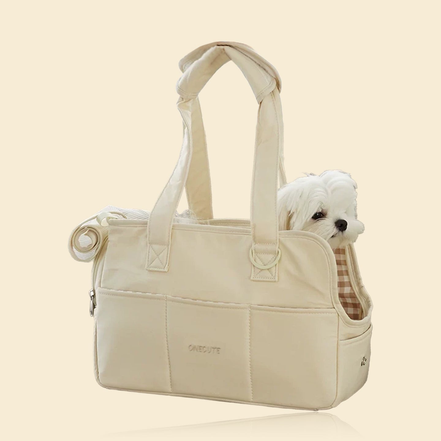 Pet Carrier Tote Bag, Cat & Dog Travel Bag with Bed Pillow, Mat & Shoulder Strap