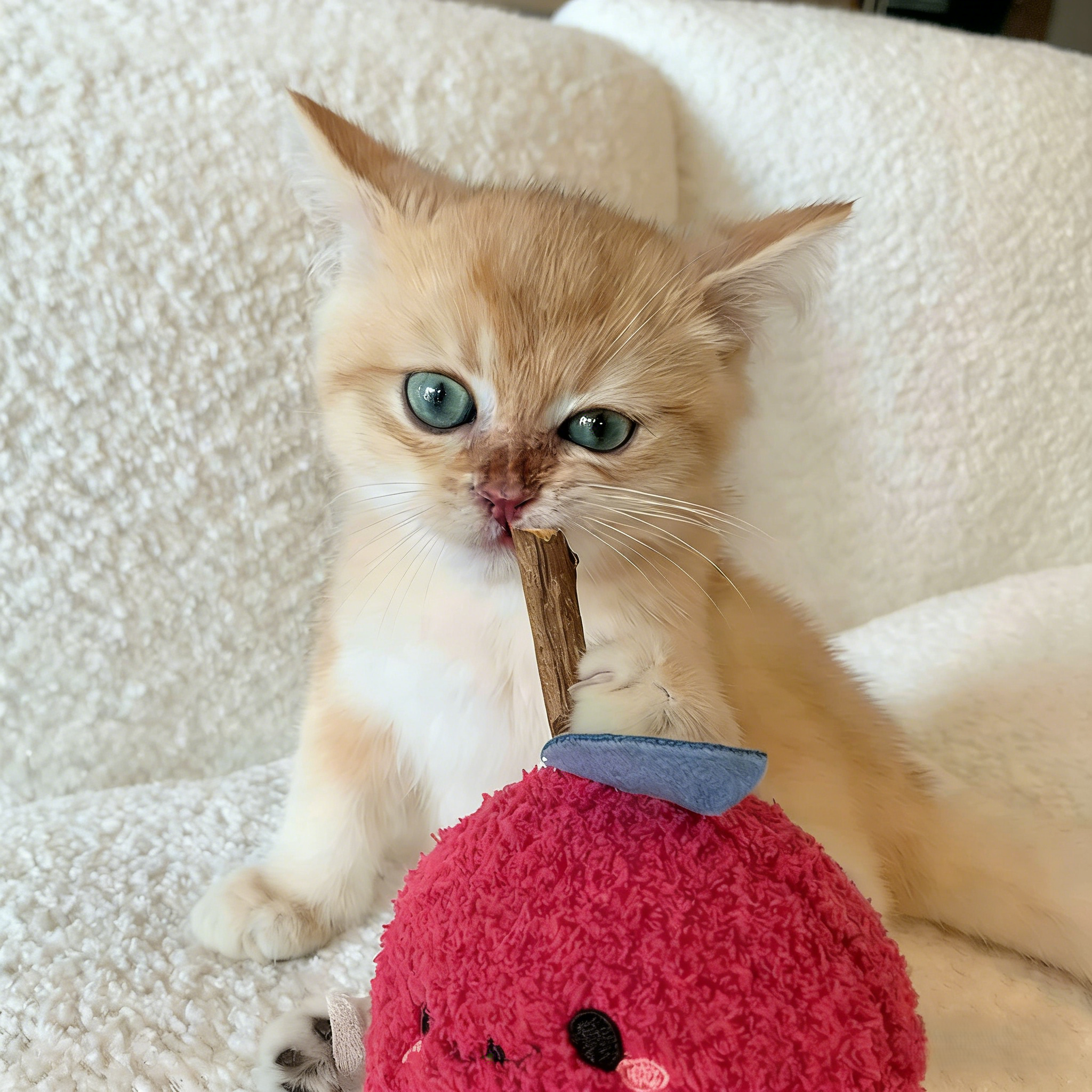 Cute Cat Chew Toys with Silvervine
