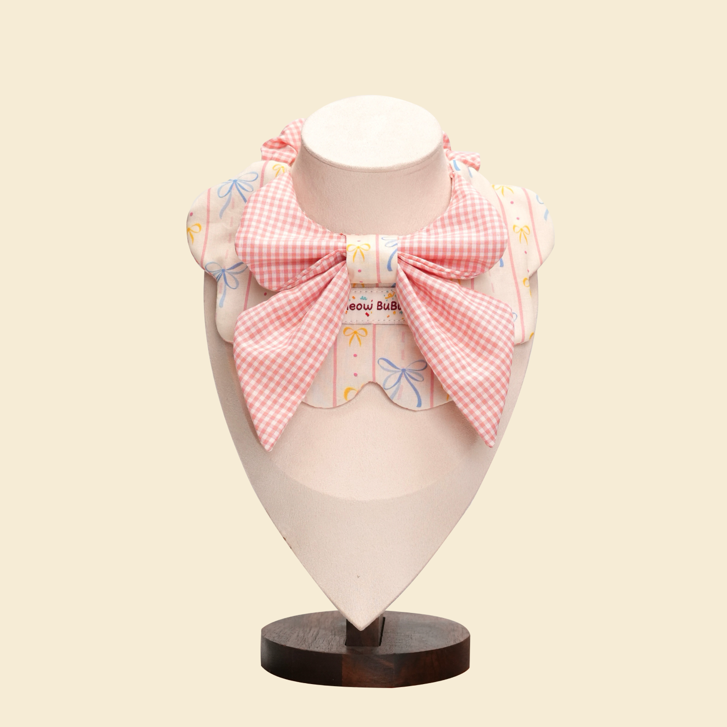 Cute Cream Style Pet Saliva Towel, Triangle Bandana Bib for Cats & Dogs